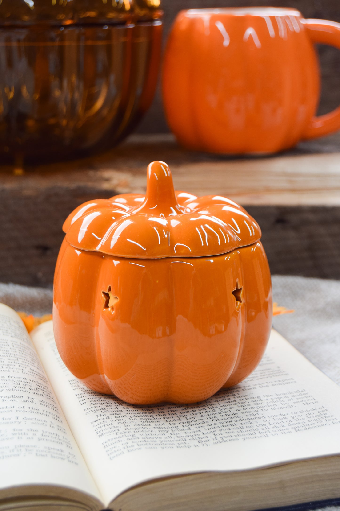 Orange Pumpkin Wax Burner