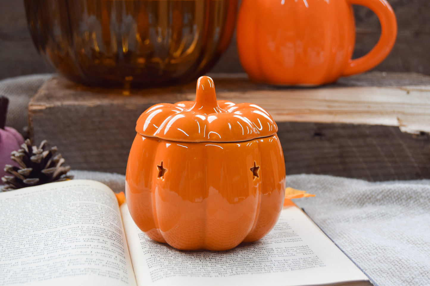 Orange Pumpkin Wax Burner