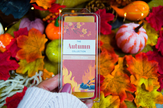 Festive Flame Large Wax Bar - The Autumn Collection