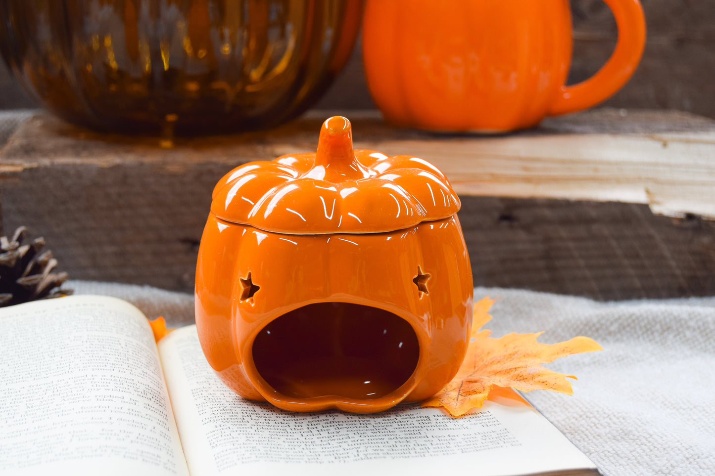 Orange Pumpkin Wax Burner