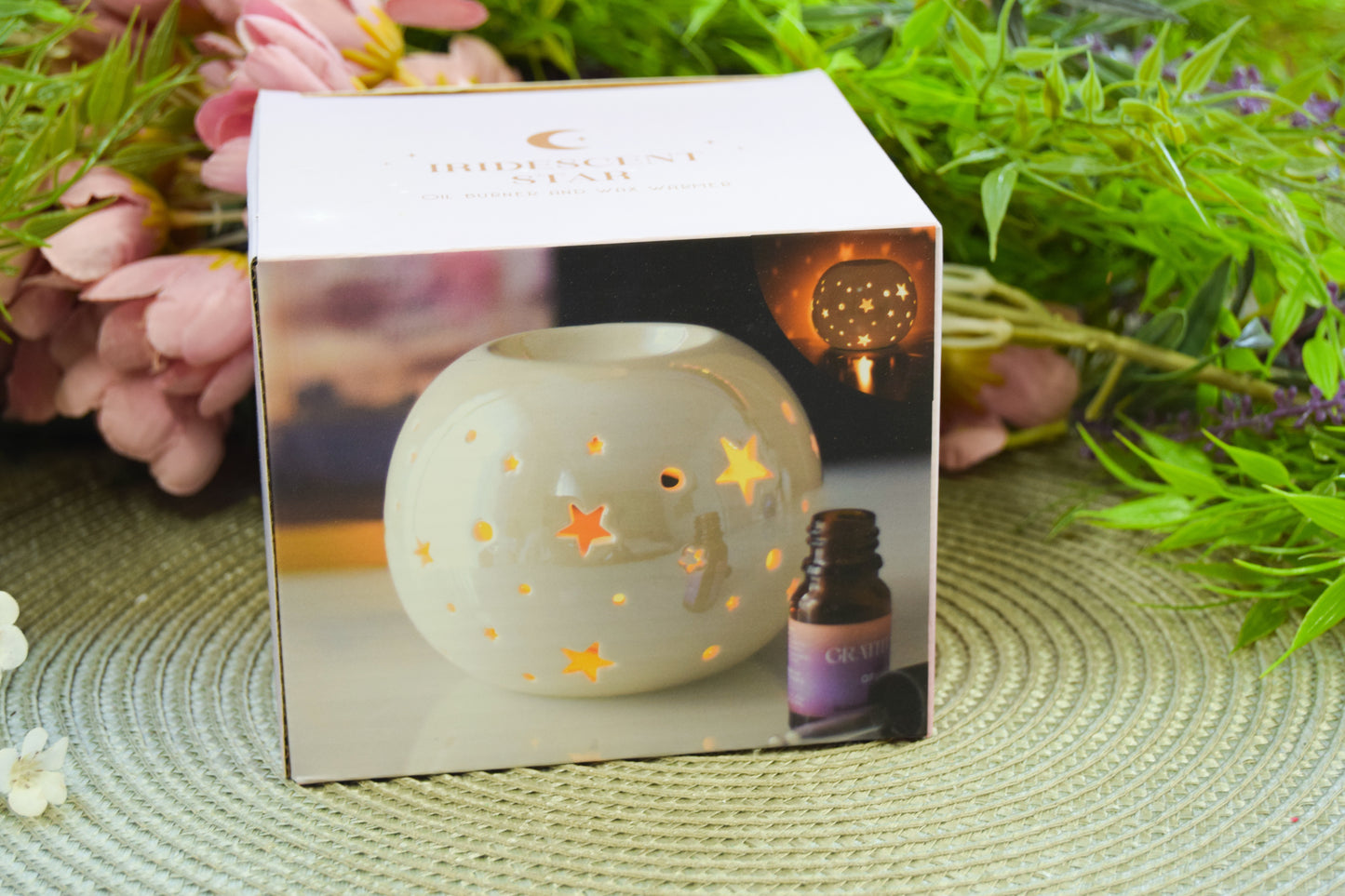 White Pearl Star Wax burner