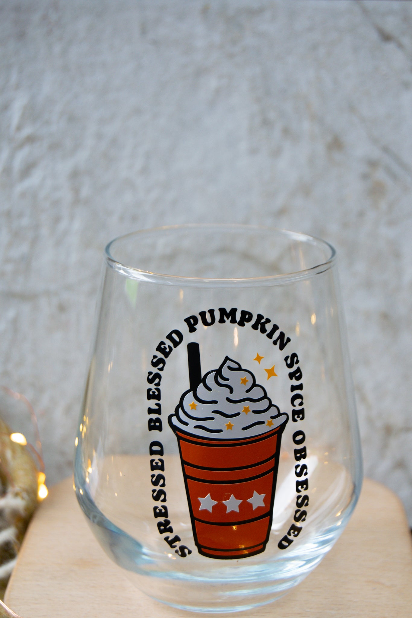 Pumpkin Spiced Glass