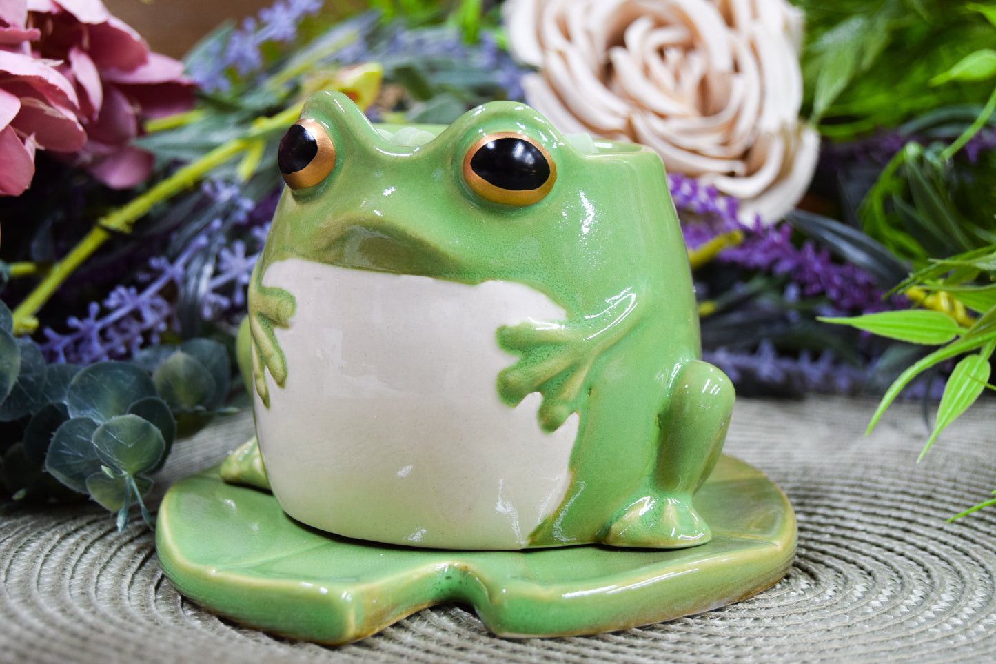 Frog On Lily Pad Wax Burner