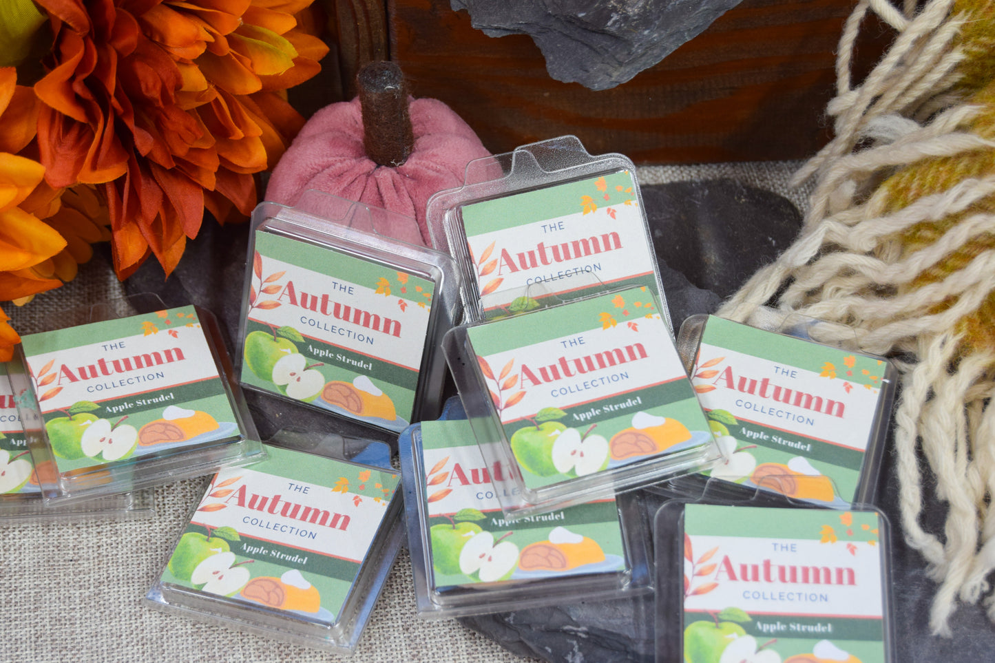 Apple Strudel Mini Leaf Wax Melt - The Autumn Collection
