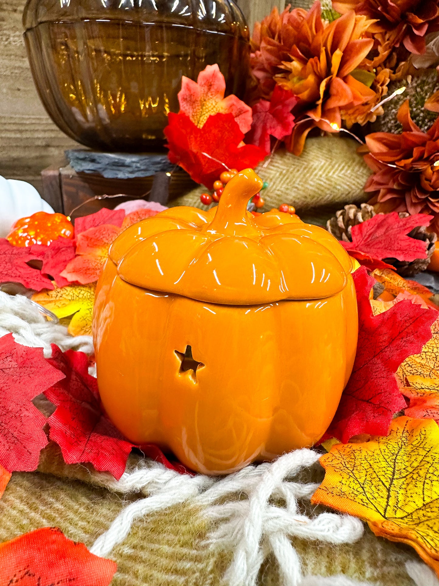 Orange Pumpkin Wax Burner
