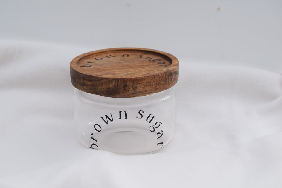 Brown Sugar Glass Pantry Jar 250ml