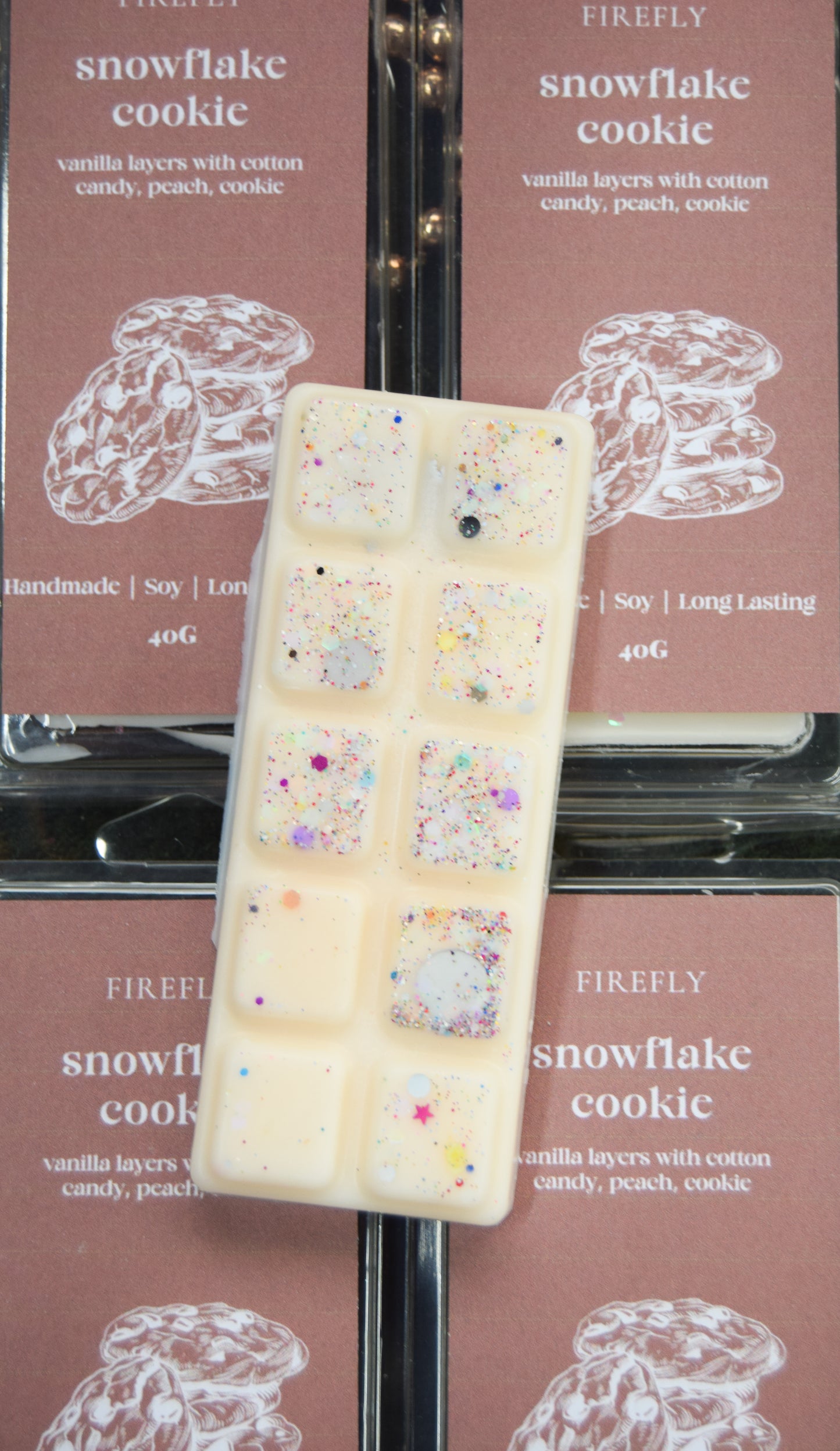 Snowflake Cookie Wax Melt- The Christmas Collection