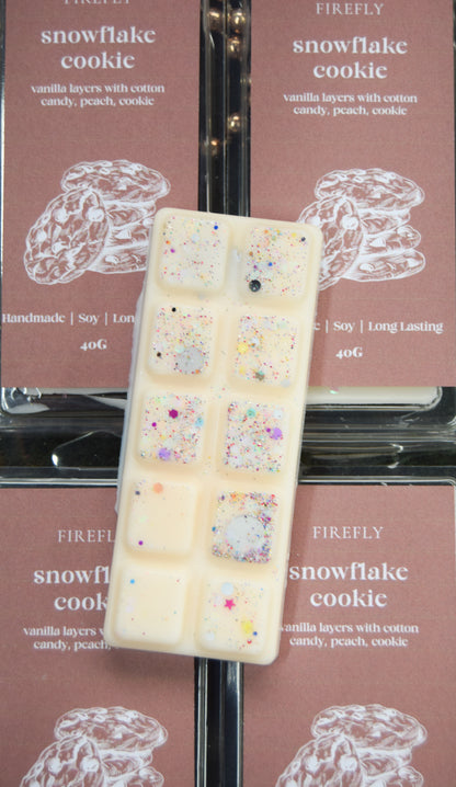 Snowflake Cookie Wax Melt- The Christmas Collection