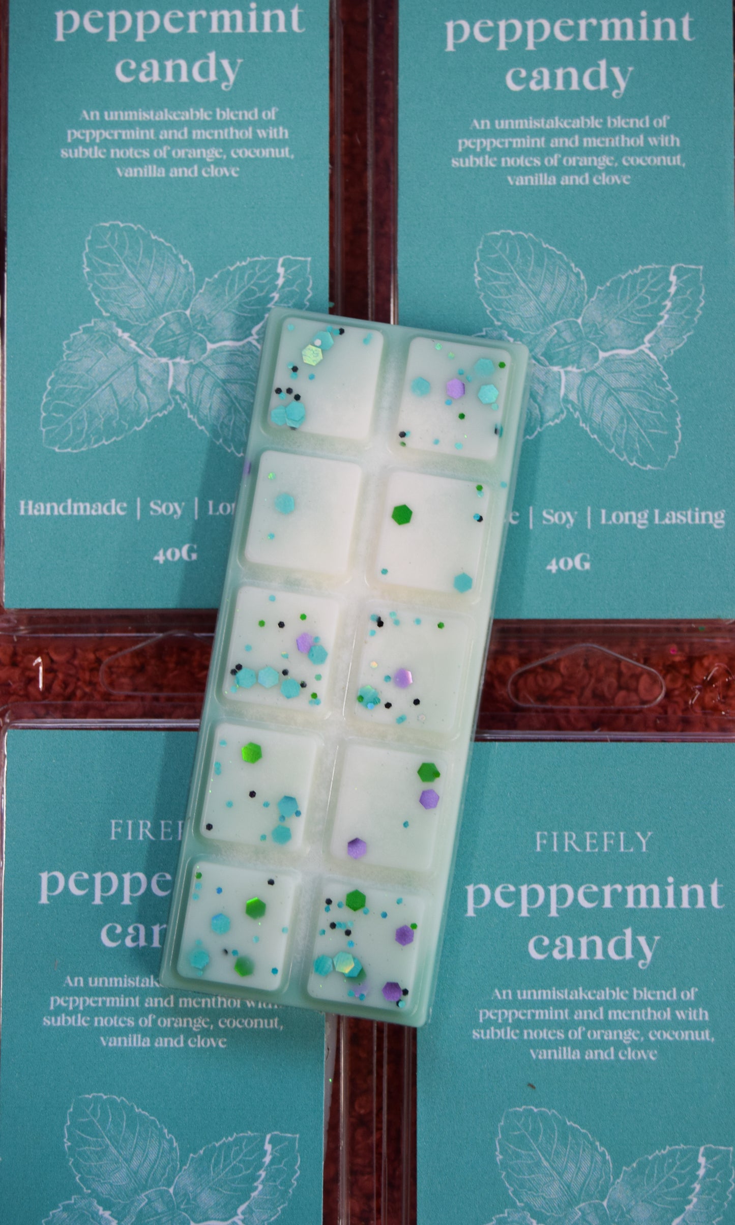 Peppermint Candy Wax Melt- The Christmas Collection