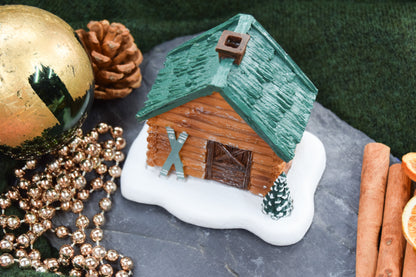 Log Cabin Incense Cone Burner