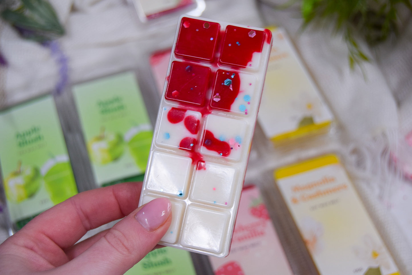 Strawberry & Vanilla Wax Melt Bar