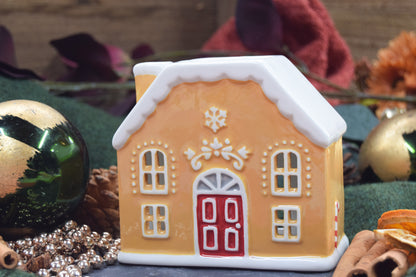 Candy Cane House Christmas Wax Burner
