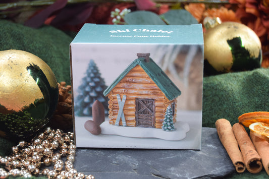 Log Cabin Incense Cone Burner