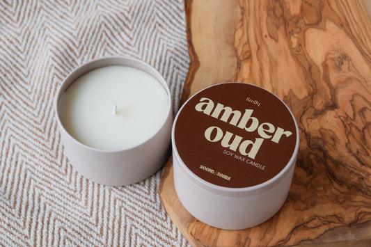 Amber Oud Scented Candle