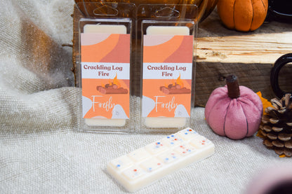 Crackling Log Fire Wax Melt Bar