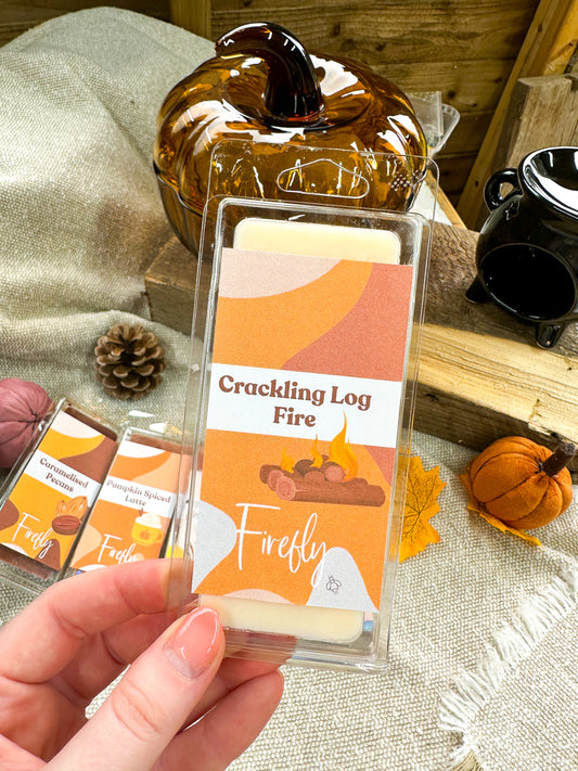 Crackling Log Fire Wax Melt Bar