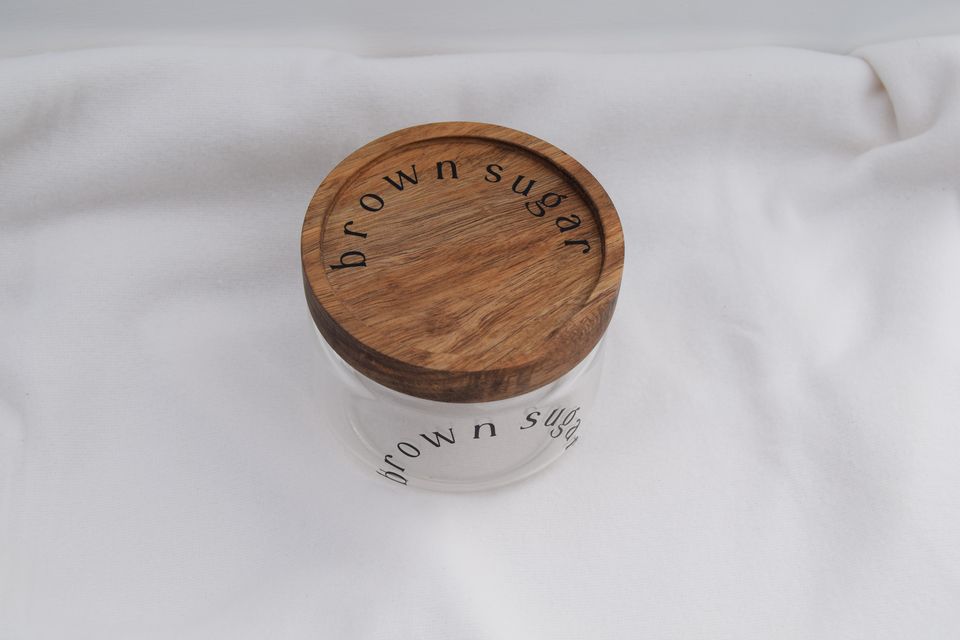 Brown Sugar Glass Pantry Jar 250ml