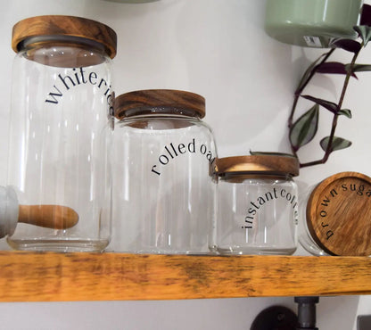 Brown Sugar Glass Pantry Jar 250ml